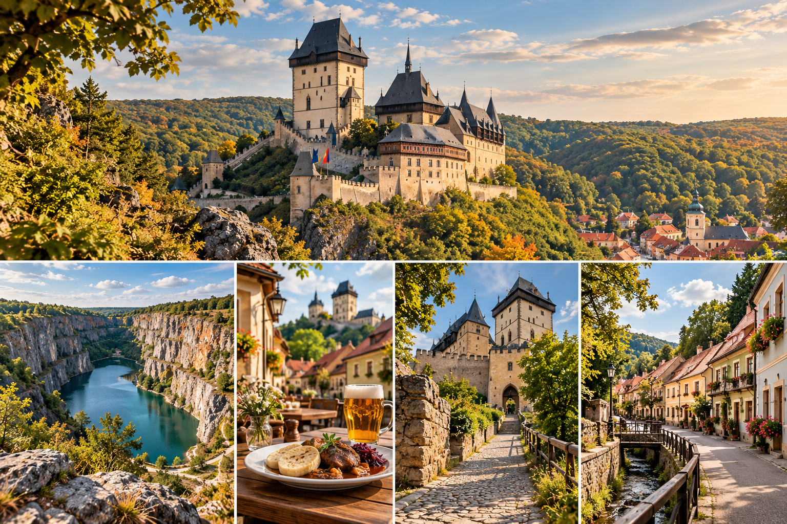 Karlštejn Castle & Great America Quarry